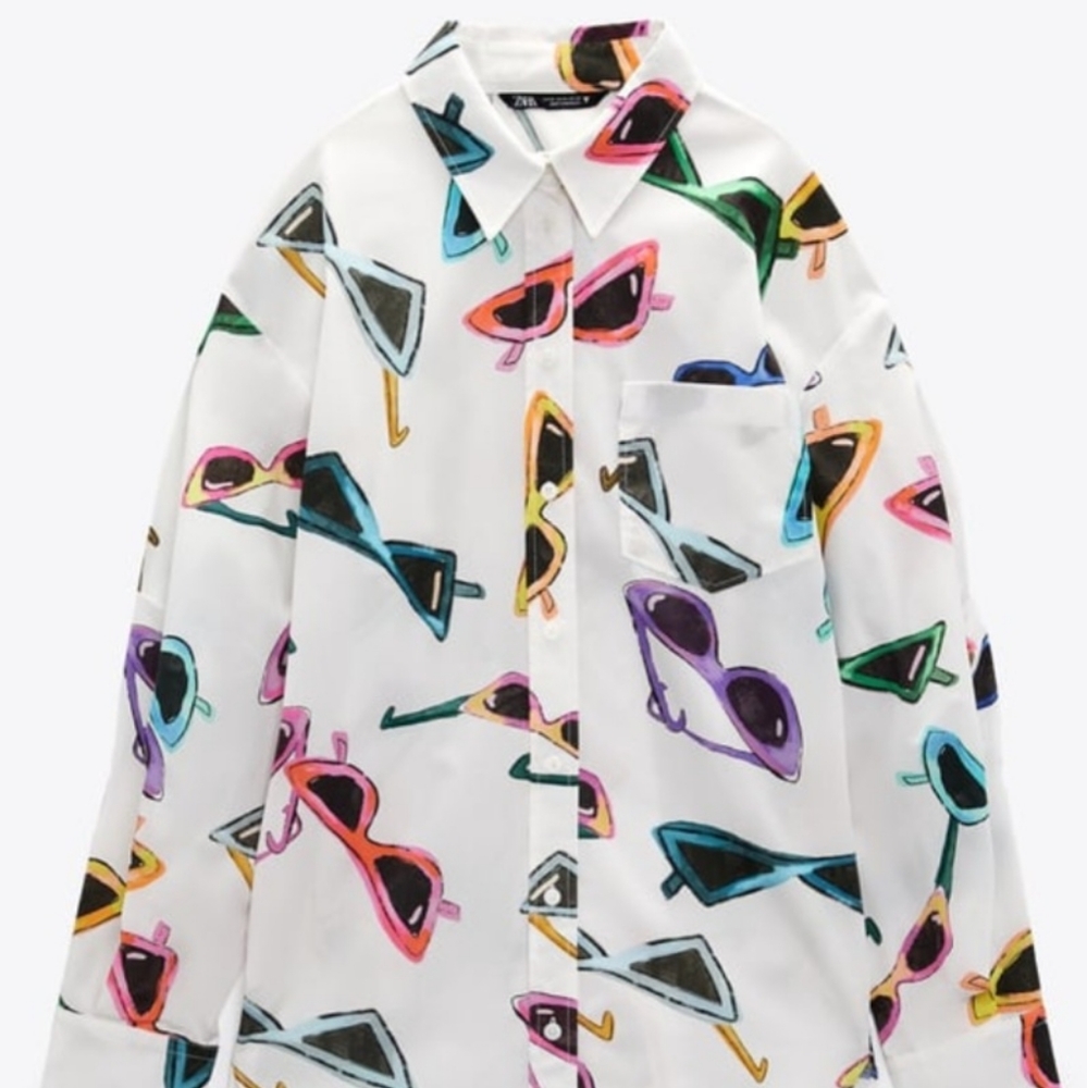 ISO - Zara Printed Shirt
